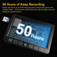 Load image into Gallery viewer, 2021 Upgraded 1080P Backup Camera 7" Monitor w/Built-in Advanced Recorder, Ultra HD Touch Key Rearview Screen + Infrared Clear Night Vision Camera, IP69K Waterproof System for Truck/RV, Xroose CY1