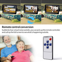 Load image into Gallery viewer, 1080P Backup Camera with 7" Monitor w/Advanced Recorder for RV Trailer Semi Box Truck Camper 5th Wheel, 3 FHD Waterproof Rear + Side View Cam DVR Quad View, Wired Reverse Back System for Driving, CY3