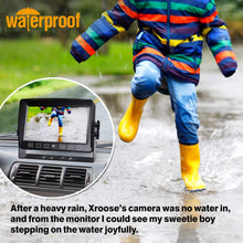 Load image into Gallery viewer, 2021 Upgraded 1080P Backup Camera 7" Monitor w/Built-in Advanced Recorder, Ultra HD Touch Key Rearview Screen + Infrared Clear Night Vision Camera, IP69K Waterproof System for Truck/RV, Xroose CY1