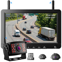 Load image into Gallery viewer, Xroose Wireless Backup Camera for Rvs, BSD Alert, AI Detection, 6X Zoom, 1080P 320FT Stable Signal, 150° Wide View, 4-Channel Expandable, Furrion Ready, IP69K Metal Housing CW7

