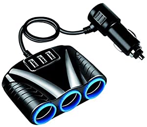 3 sockets Cigarette Lighter