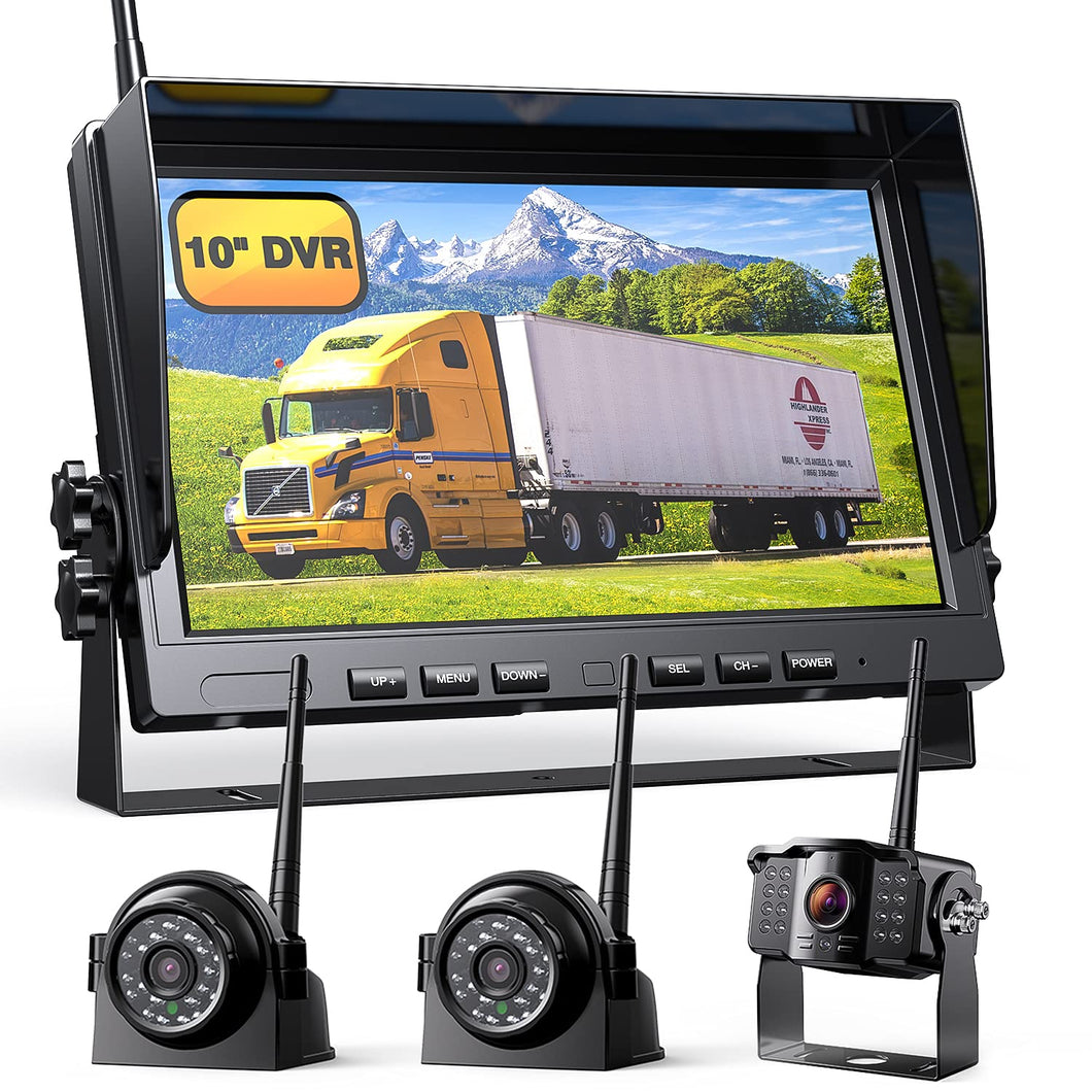 1080P Wireless Backup Camera w/ Built-in Recorder 10