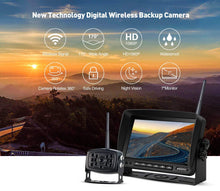 Load image into Gallery viewer, Wireless Backup Camera with Monitor for Truck Rearview Reversing Backing Camera with Stable Signal IP69 Waterproof + 7&#39;&#39; Wireless Monitor System for RV/Travel Trailer/Pickup/Motorhome/Camper
