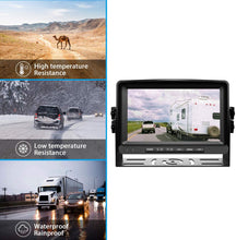 Load image into Gallery viewer, Xroose Digital Backup Camera + Large 9&quot; Recorder Monitor Kit for RV Trailer, FHD Rear Front Side View Reverse Cam + Screen for Backing Vehicle, Reversing Camper Truck Motorhome 5th Wheel, YX4
