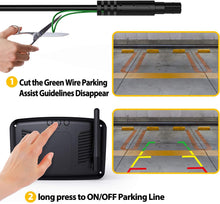 Load image into Gallery viewer, Wireless Backup Camera 5&quot; Monitor, 1080P HD License Plate Camera w/ Stable Signal for Rear View Car/Pickup/Semi Box Truck/Sedan/Rv/Van/Camper, No Water-in, S04
