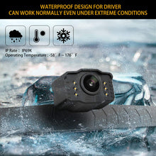 Load image into Gallery viewer, 2021 Ultra HD Wired Backup Camera, IP69 Waterproof + Night Vision Wide Angle License Plate Rear View Camera, Reversing/ Driving Car Pickup Truck Van SUV Sedan, Xroose S2
