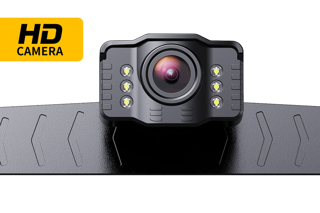 2021 Ultra HD Wired Backup Camera, IP69 Waterproof + Night Vision Wide Angle License Plate Rear View Camera, Reversing/ Driving Car Pickup Truck Van SUV Sedan, Xroose S2